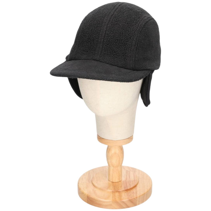 LAKE OF THE ISLES 2-Way Fleece Ear Caps, Made in USA, Small unclear black type Vintage Second Hand