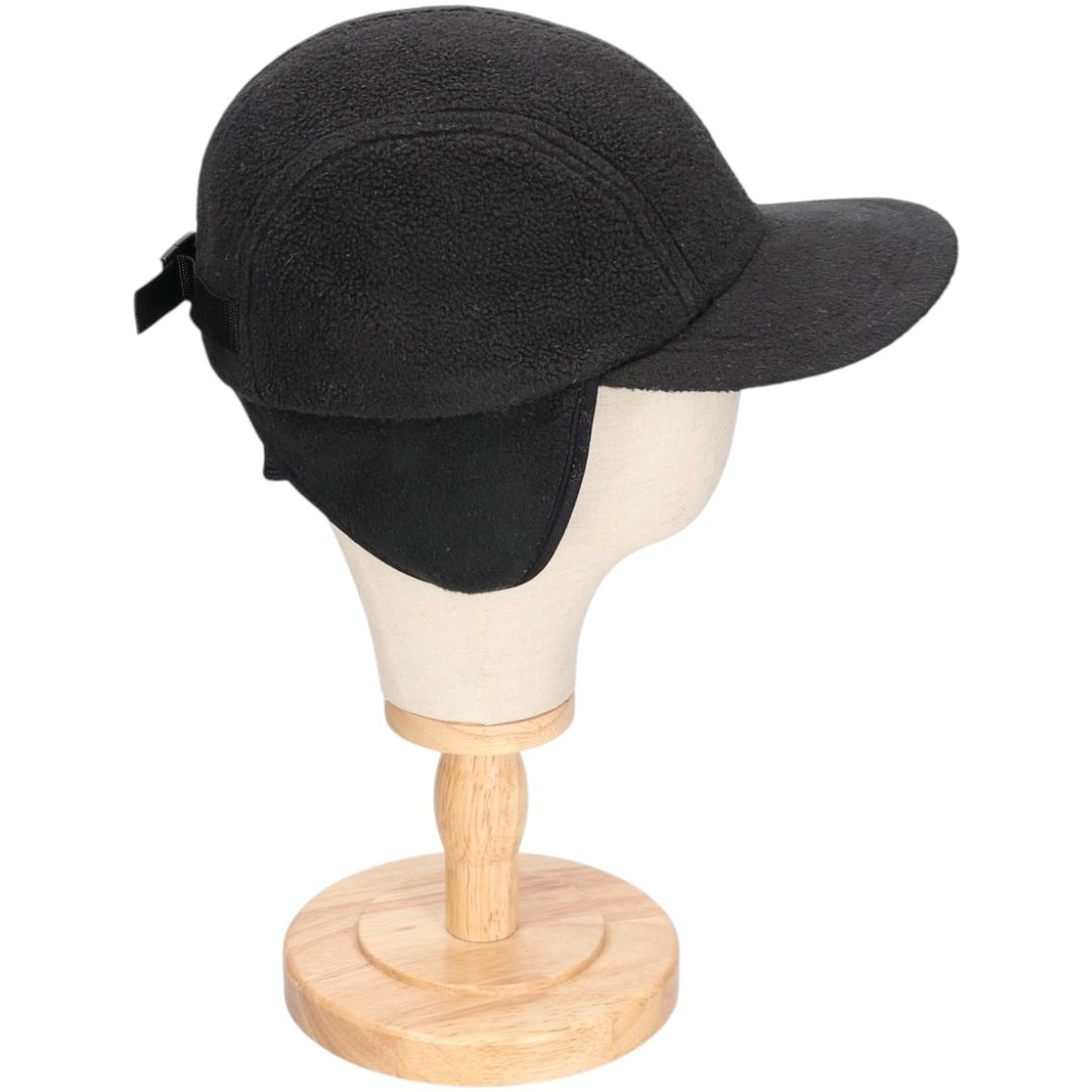 LAKE OF THE ISLES 2-Way Fleece Ear Caps, Made in USA, Small unclear black type Vintage Second Hand