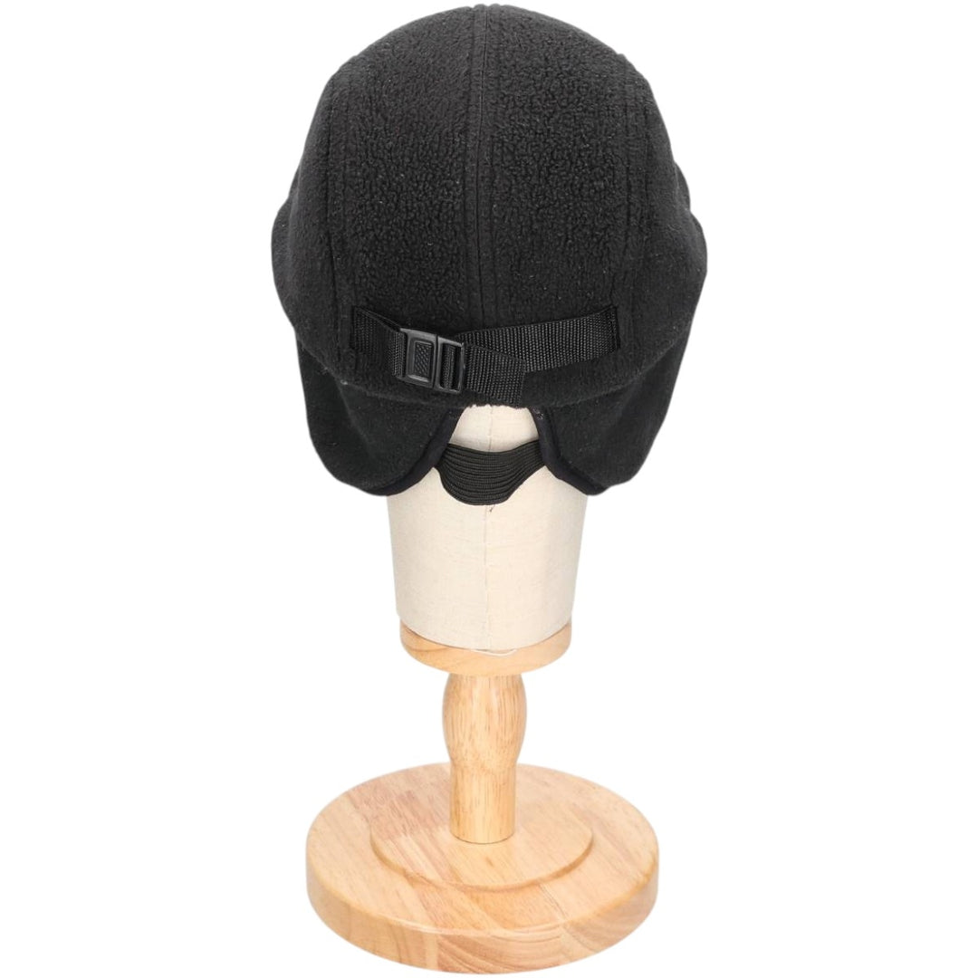 LAKE OF THE ISLES 2-Way Fleece Ear Caps, Made in USA, Small unclear black type Vintage Second Hand