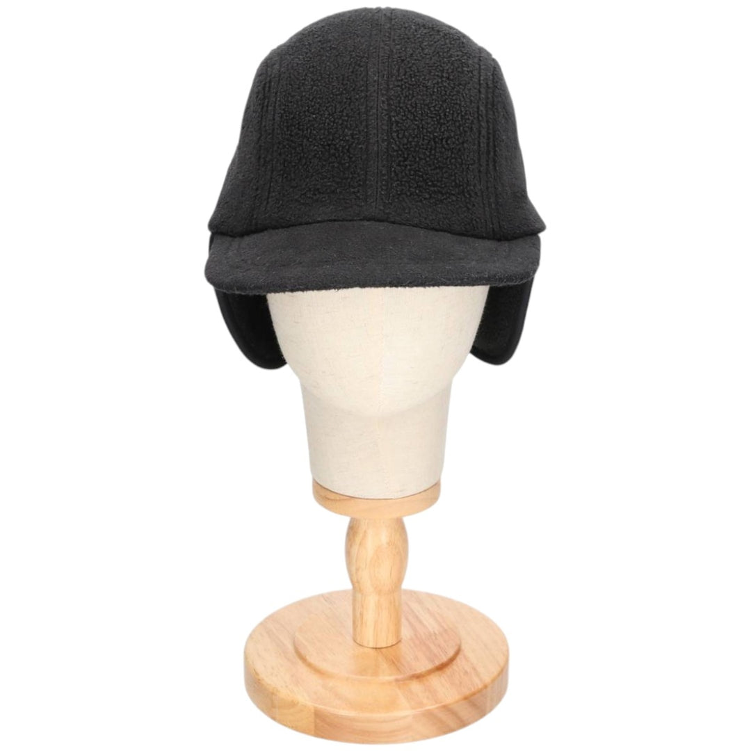 LAKE OF THE ISLES 2-Way Fleece Ear Caps, Made in USA, Small unclear black type Vintage Second Hand