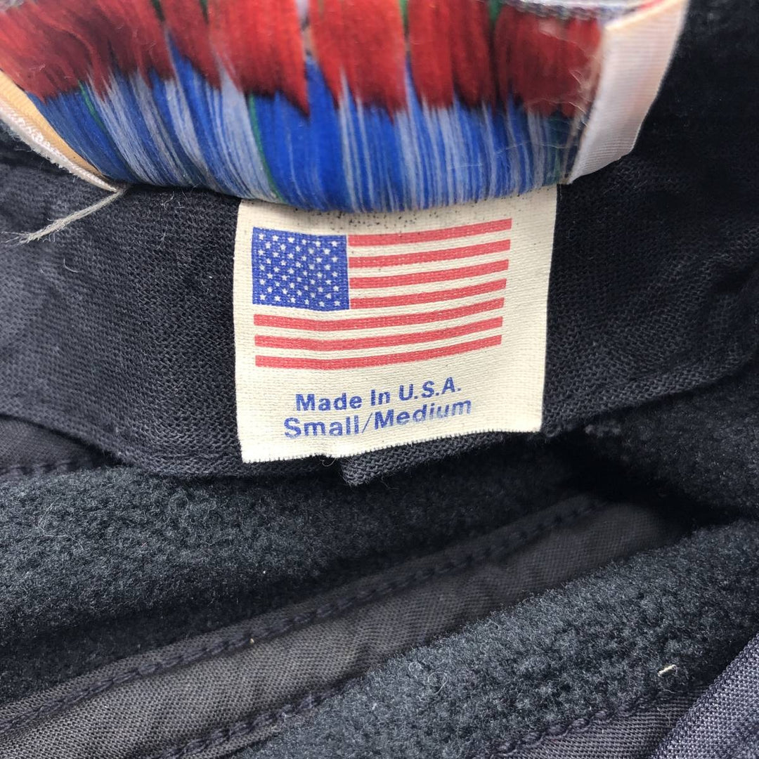 LAKE OF THE ISLES 2-Way Fleece Ear Caps, Made in USA, Small unclear black type Vintage Second Hand