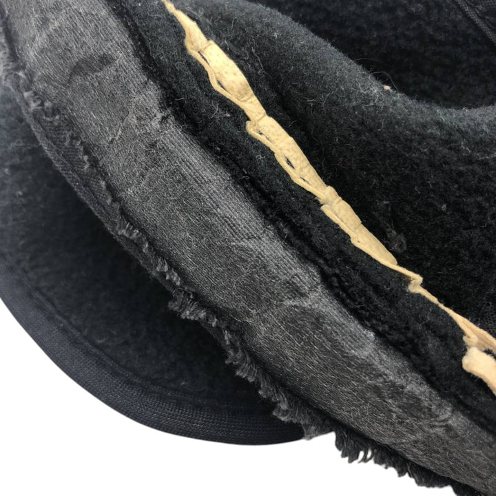 LAKE OF THE ISLES 2-Way Fleece Ear Caps, Made in USA, Small unclear black type Vintage Second Hand