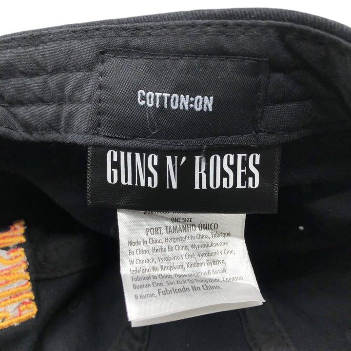 GUNS N' ROSES Band Baseball Cap, One Size Fits All cotton black type Vintage Second Hand