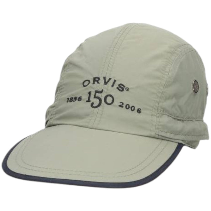 2000'S Orvis Jet Cap, Free Size Nylon Khaki type sage green Vintage Second Hand