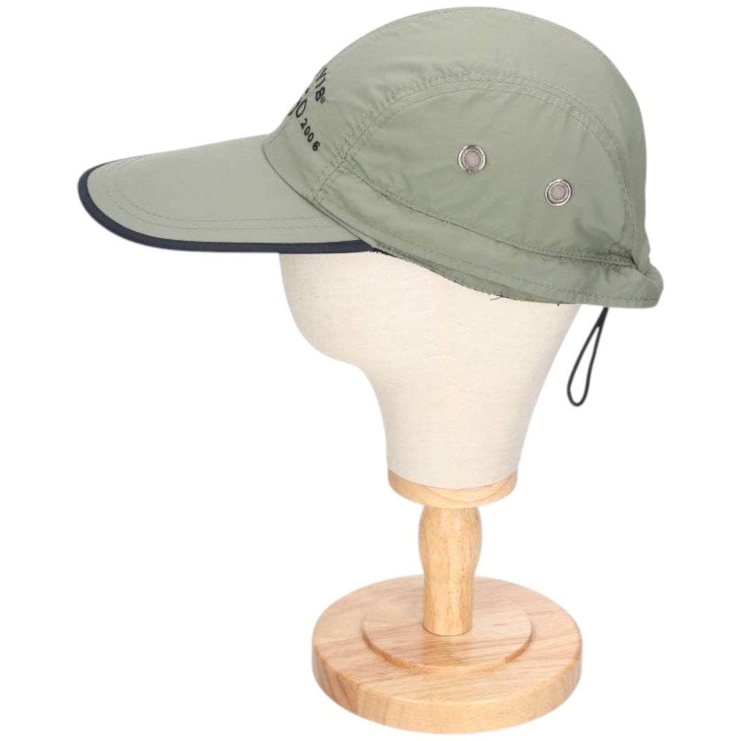 2000'S Orvis Jet Cap, Free Size Nylon Khaki type sage green Vintage Second Hand