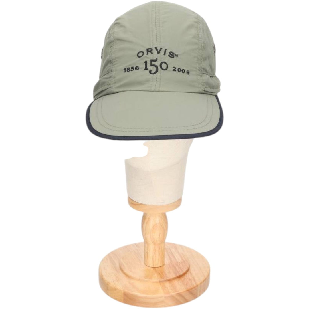 2000'S Orvis Jet Cap, Free Size Nylon Khaki type sage green Vintage Second Hand