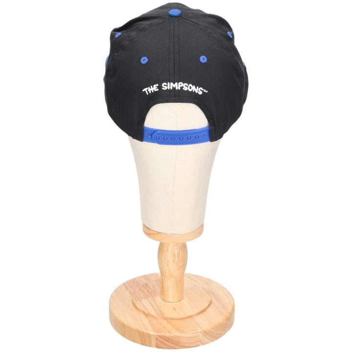 90'S The Simpsons Two-Tone Baseball Cap, One Size Fits All, Vintage unclear blue type Vintage Second Hand