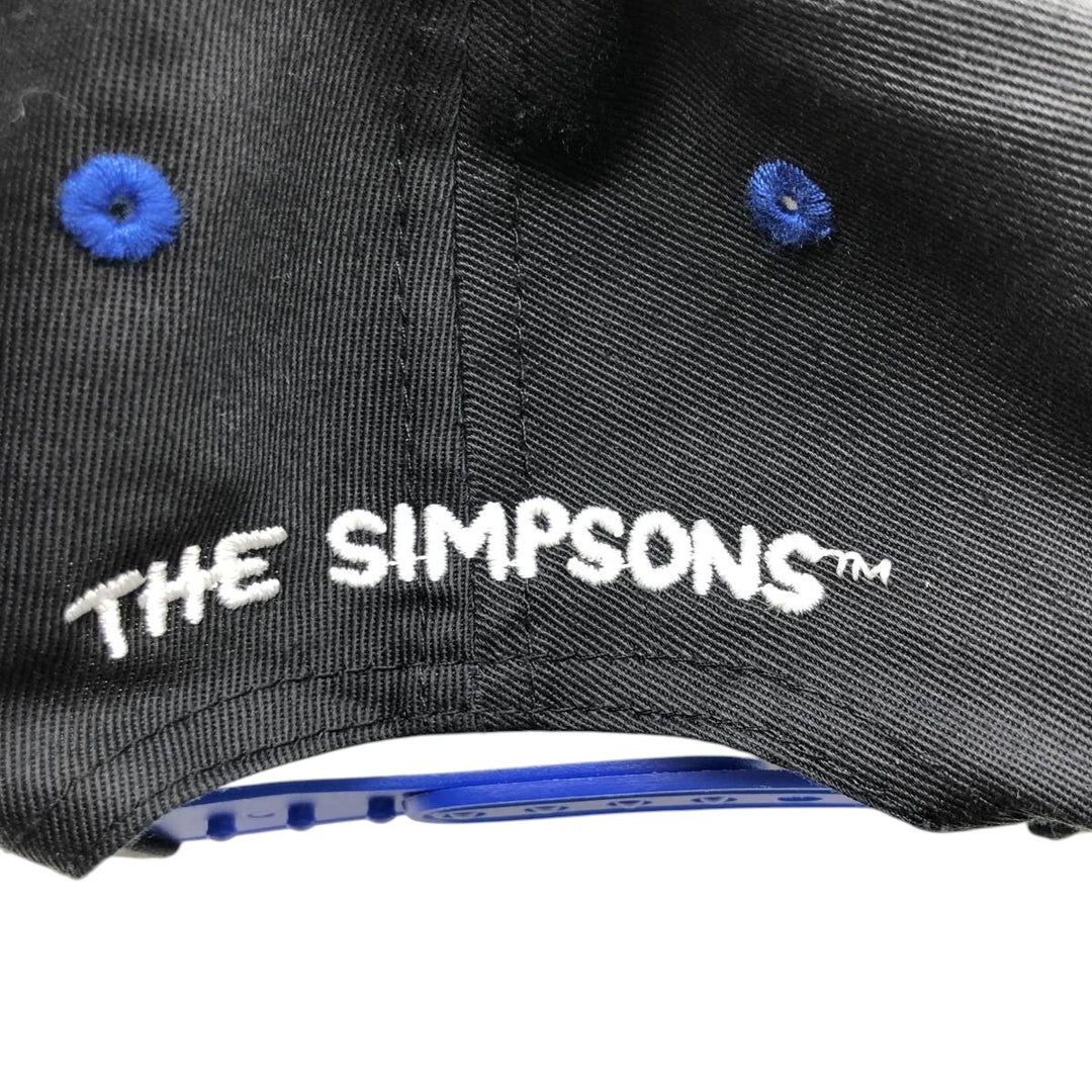 90'S The Simpsons Two-Tone Baseball Cap, One Size Fits All, Vintage unclear blue type Vintage Second Hand