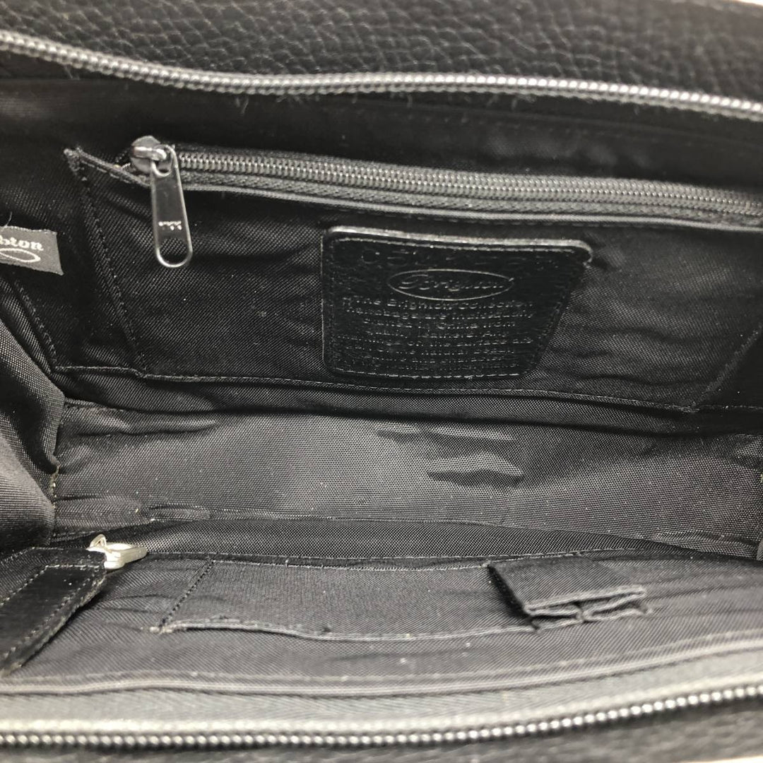 Brighton Shoulder Bag genuine leather black type Vintage Second Hand