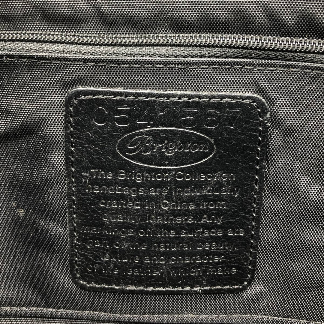 Brighton Shoulder Bag genuine leather black type Vintage Second Hand