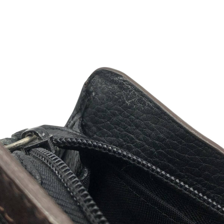 Brighton Shoulder Bag genuine leather black type Vintage Second Hand