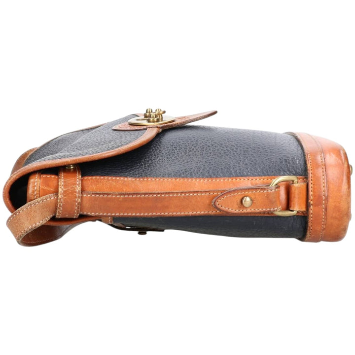 Vintage Dooney and Bourke Shoulder Bag, Made in USA genuine leather black type Vintage Second Hand