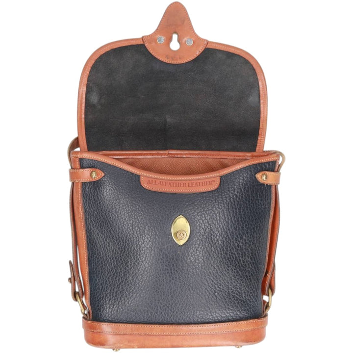 Vintage Dooney and Bourke Shoulder Bag, Made in USA genuine leather black type Vintage Second Hand