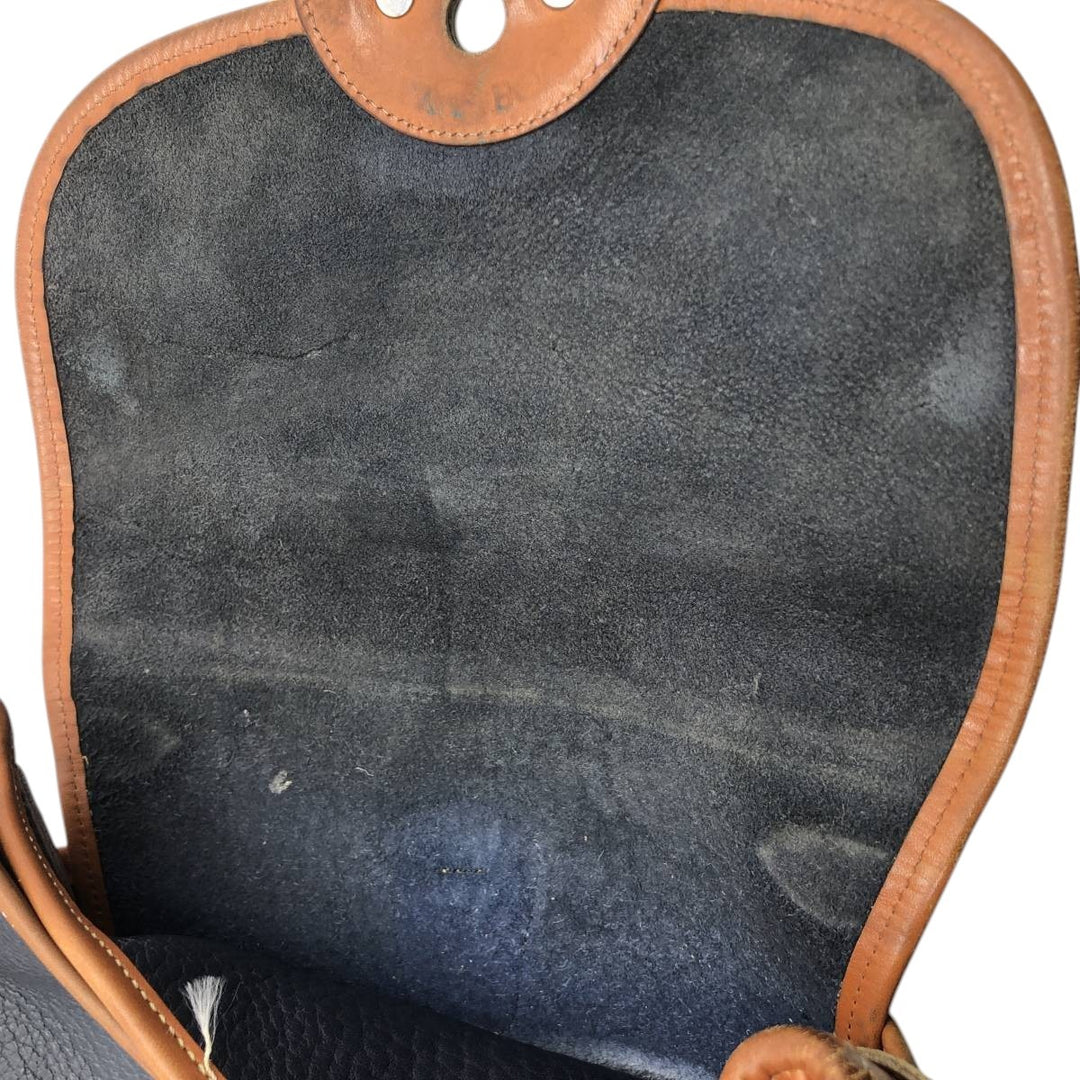 Vintage Dooney and Bourke Shoulder Bag, Made in USA genuine leather black type Vintage Second Hand