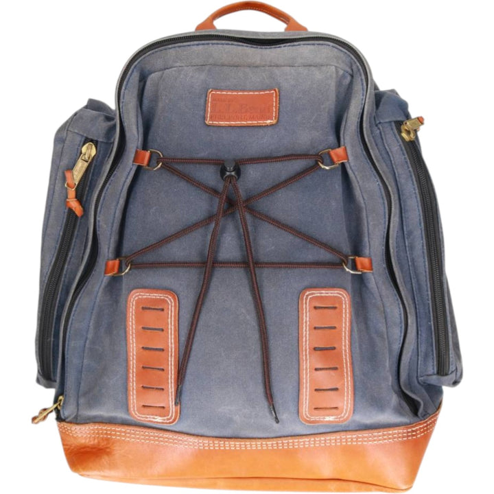 LLBean Backpack, Made in USA unclear navy blue type Vintage Second Hand
