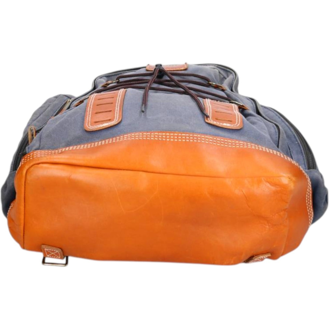 LLBean Backpack, Made in USA unclear navy blue type Vintage Second Hand