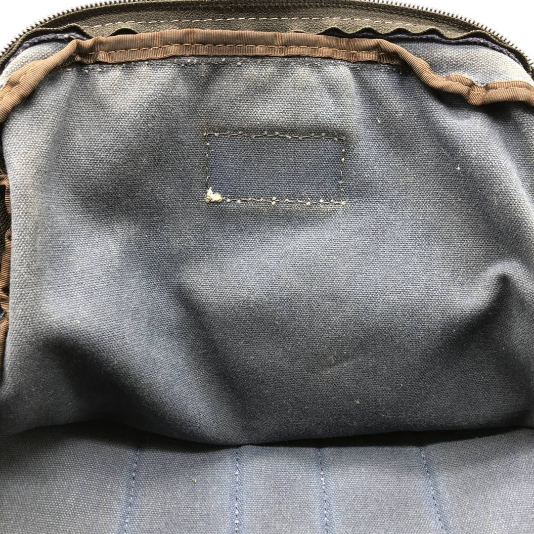 LLBean Backpack, Made in USA unclear navy blue type Vintage Second Hand