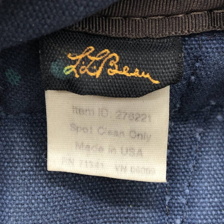 LLBean Backpack, Made in USA unclear navy blue type Vintage Second Hand