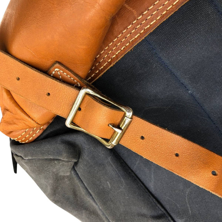 LLBean Backpack, Made in USA unclear navy blue type Vintage Second Hand