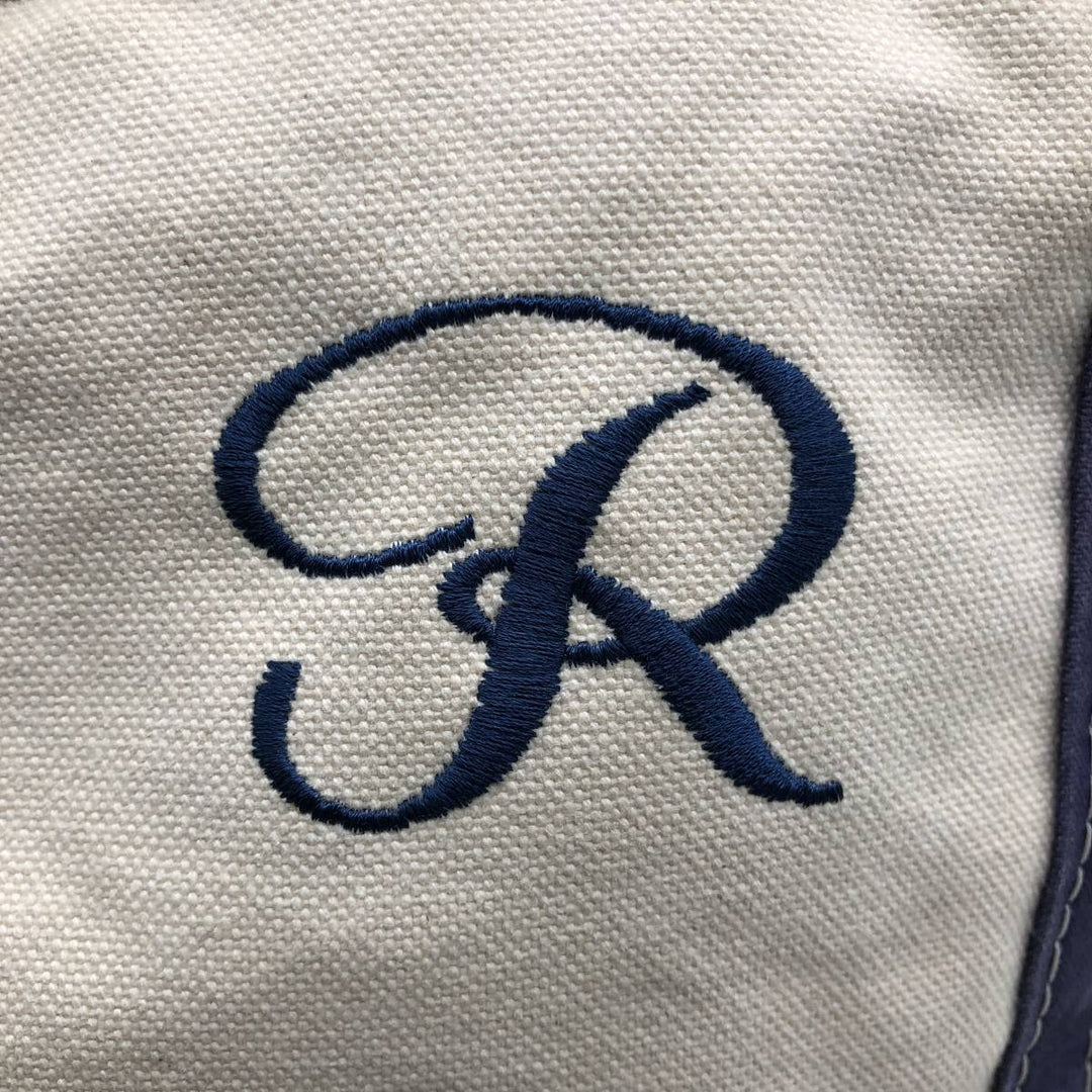 LLBean BOAT AND TOTE Tote Bag Made in USA unclear Beige type Vintage Second Hand