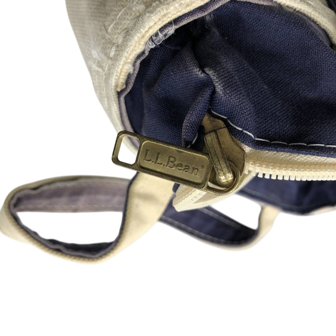 LLBean BOAT AND TOTE Tote Bag Made in USA unclear Beige type Vintage Second Hand