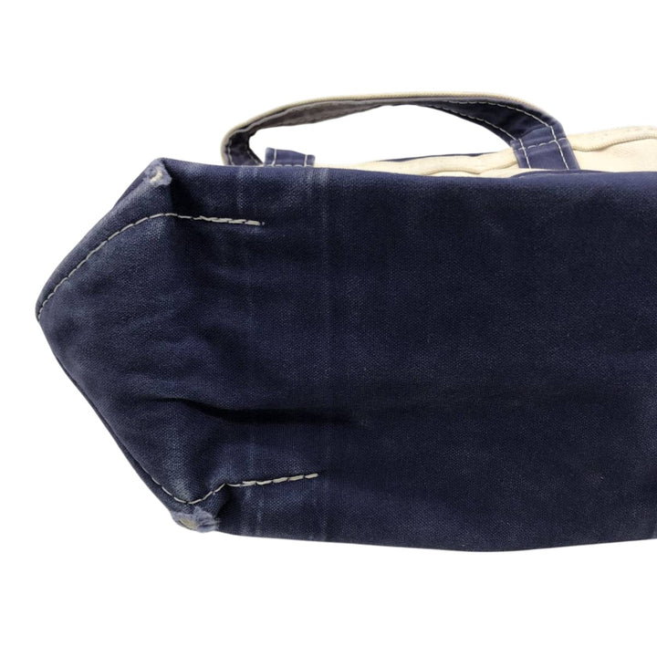 LLBean BOAT AND TOTE Tote Bag Made in USA unclear Beige type Vintage Second Hand