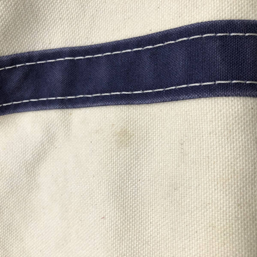 LLBean BOAT AND TOTE Tote Bag Made in USA unclear Beige type Vintage Second Hand