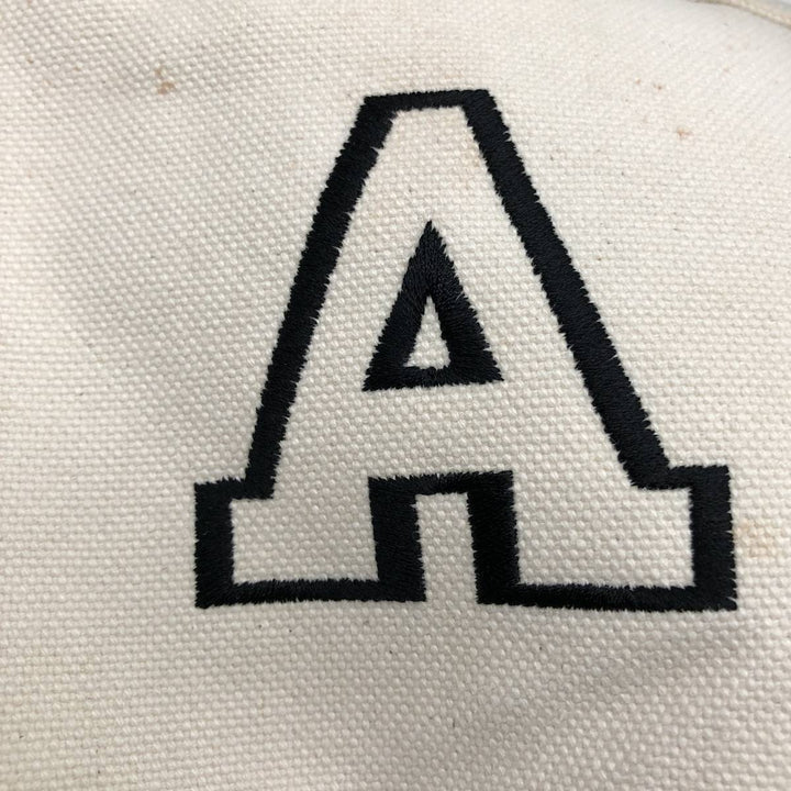 LLBean BOAT AND TOTE Tote Bag Made in USA cotton navy blue type Vintage Second Hand