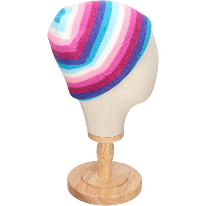 Carhartt Multi-stripe knit beanie hat, one size fits all. acrylic white type Vintage Second Hand