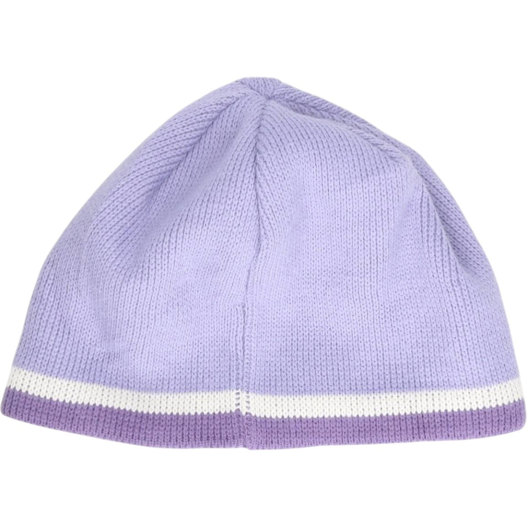 The North Face knit beanie hat, made in Canada, one size fits all. acrylic purple type Vintage Second Hand