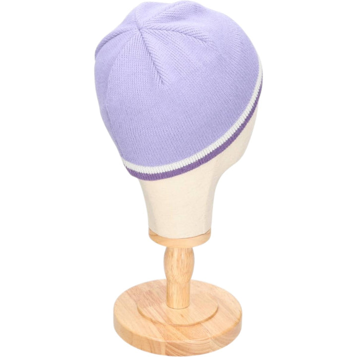 The North Face knit beanie hat, made in Canada, one size fits all. acrylic purple type Vintage Second Hand