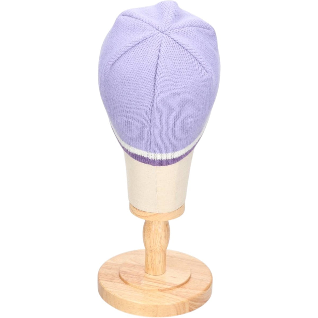 The North Face knit beanie hat, made in Canada, one size fits all. acrylic purple type Vintage Second Hand