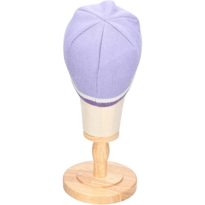 The North Face knit beanie hat, made in Canada, one size fits all. acrylic purple type Vintage Second Hand