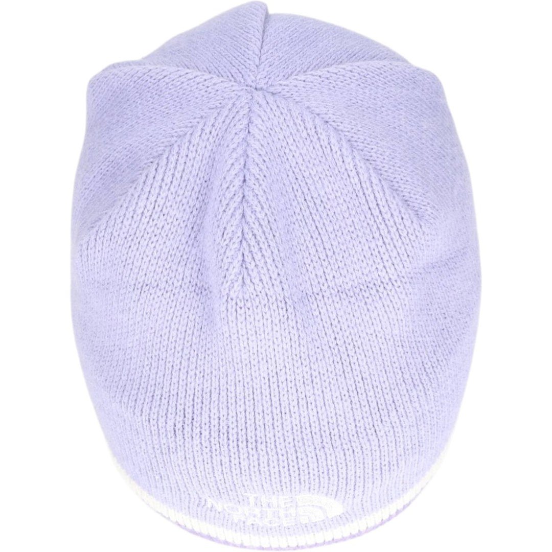 The North Face knit beanie hat, made in Canada, one size fits all. acrylic purple type Vintage Second Hand