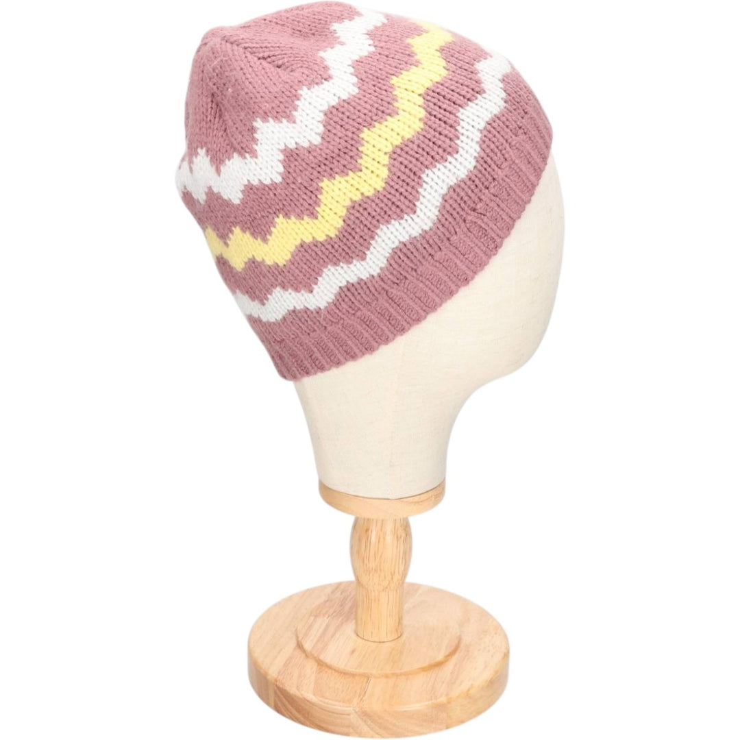 Carhartt all-over print knit beanie hat, one size fits all. acrylic purple type Vintage Second Hand