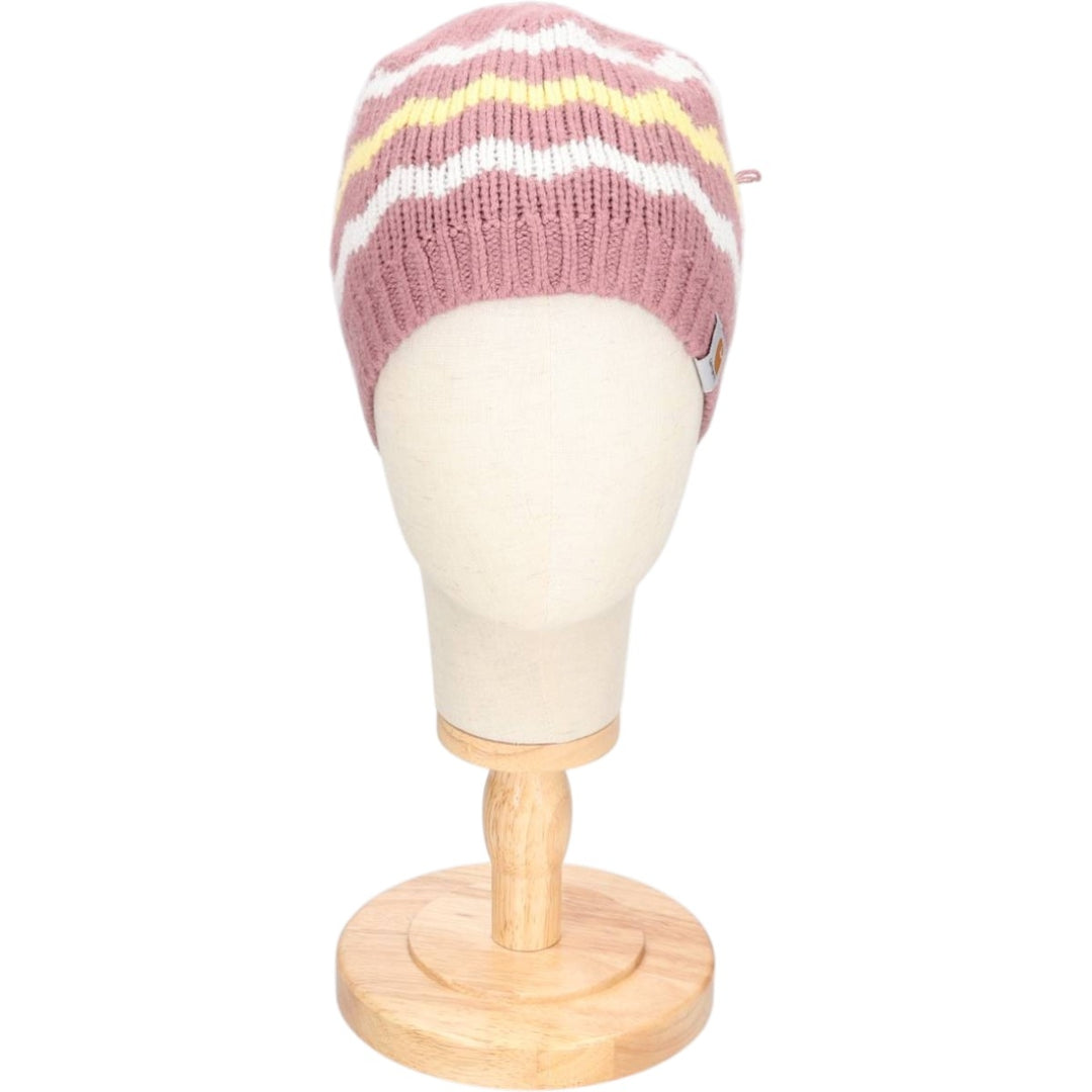 Carhartt all-over print knit beanie hat, one size fits all. acrylic purple type Vintage Second Hand