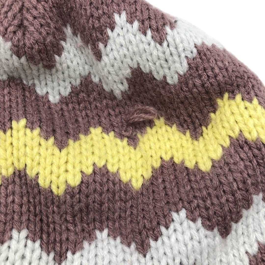 Carhartt all-over print knit beanie hat, one size fits all. acrylic purple type Vintage Second Hand