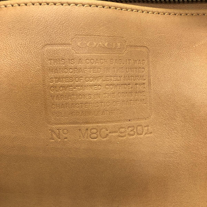 90'S Coach OLD COACH 2-WAY Shoulder Bag, Made in USA, Vintage genuine leather brown type Vintage Second Hand