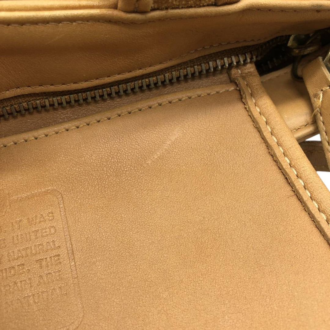 90'S Coach OLD COACH 2-WAY Shoulder Bag, Made in USA, Vintage genuine leather brown type Vintage Second Hand