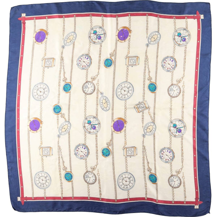 allover scarf unclear navy blue type Vintage Second Hand