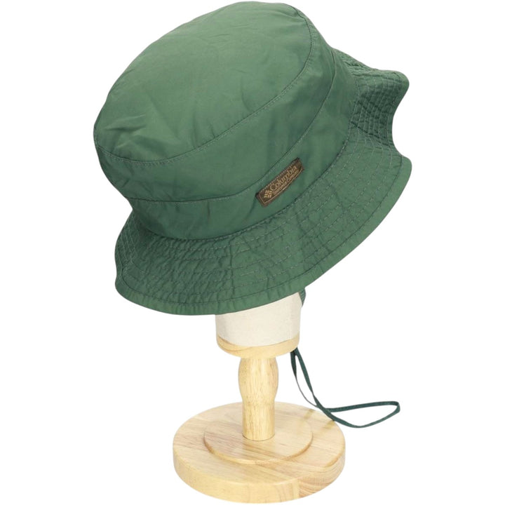1990'S Columbia Safari Hat, White Tag, Made in USA, One Size Fits All, Vintage unclear green type Vintage Second Hand