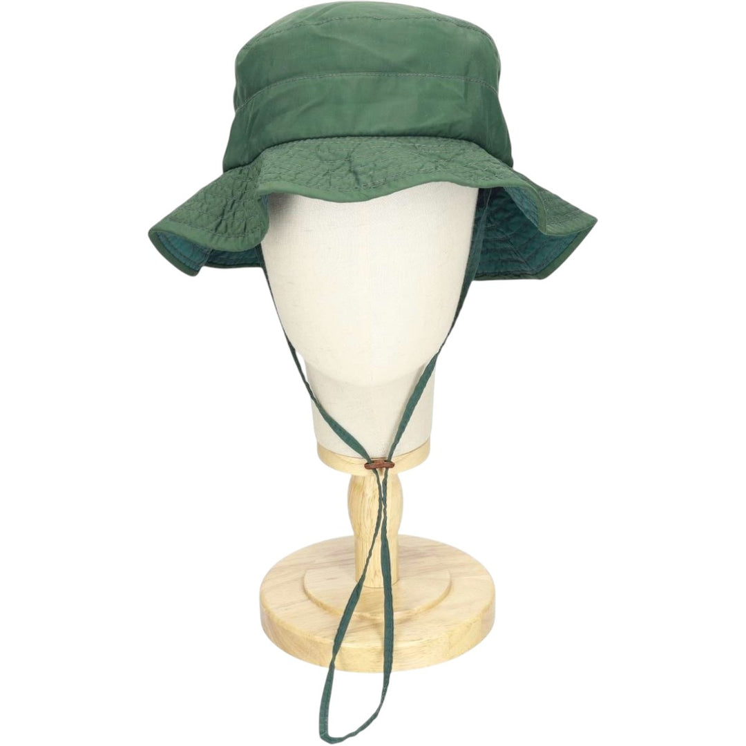 1990'S Columbia Safari Hat, White Tag, Made in USA, One Size Fits All, Vintage unclear green type Vintage Second Hand