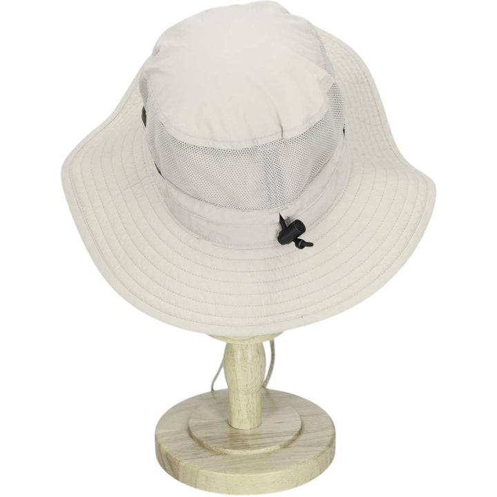 2000'S Columbia Safari Hat, One Size Fits All Nylon Beige type Vintage Second Hand