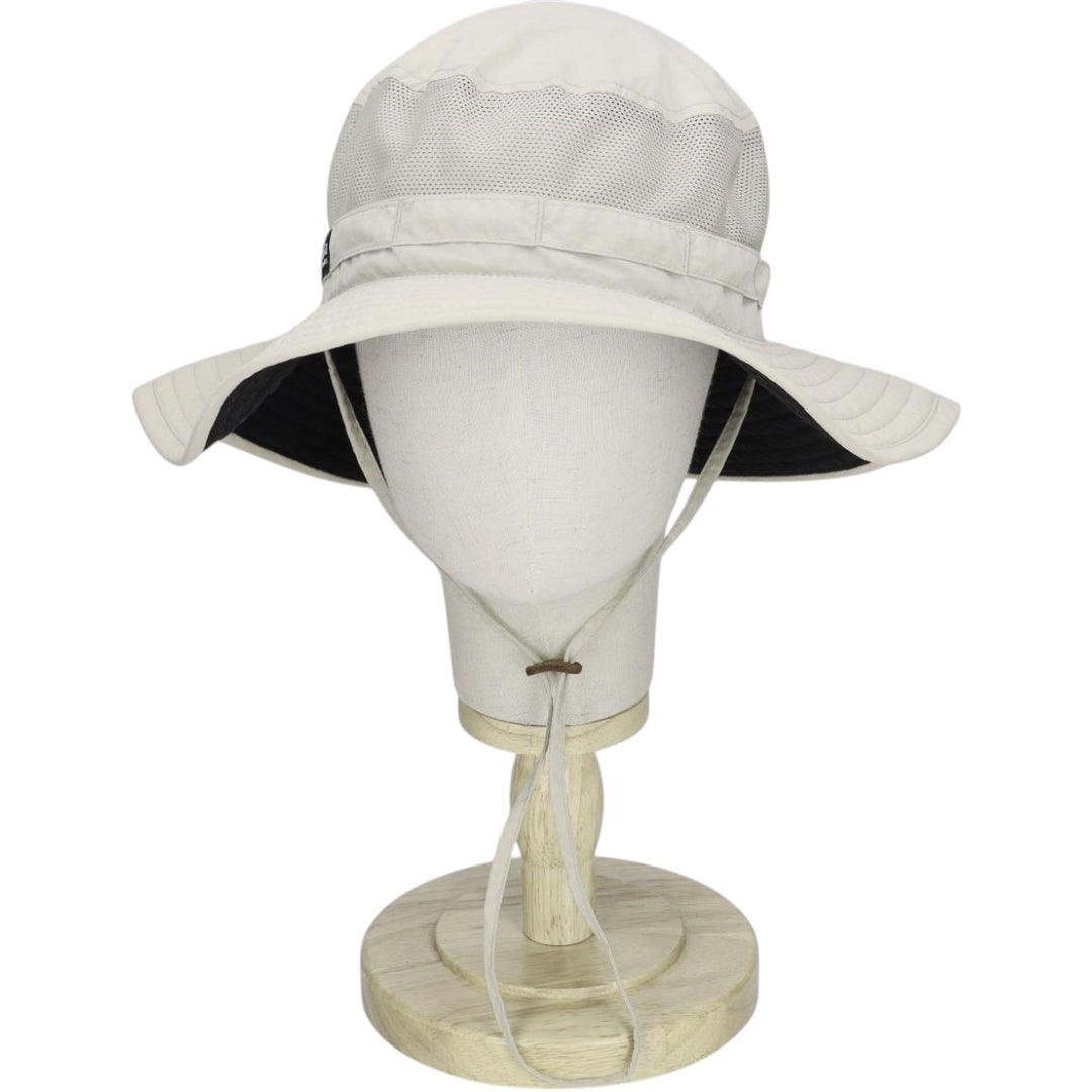 2000'S Columbia Safari Hat, One Size Fits All Nylon Beige type Vintage Second Hand