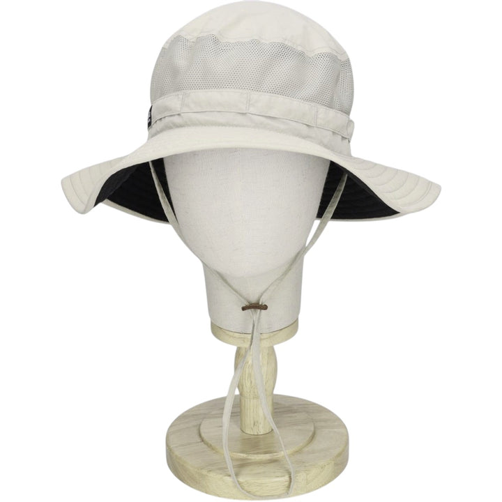 2000'S Columbia Safari Hat, One Size Fits All Nylon Beige type Vintage Second Hand