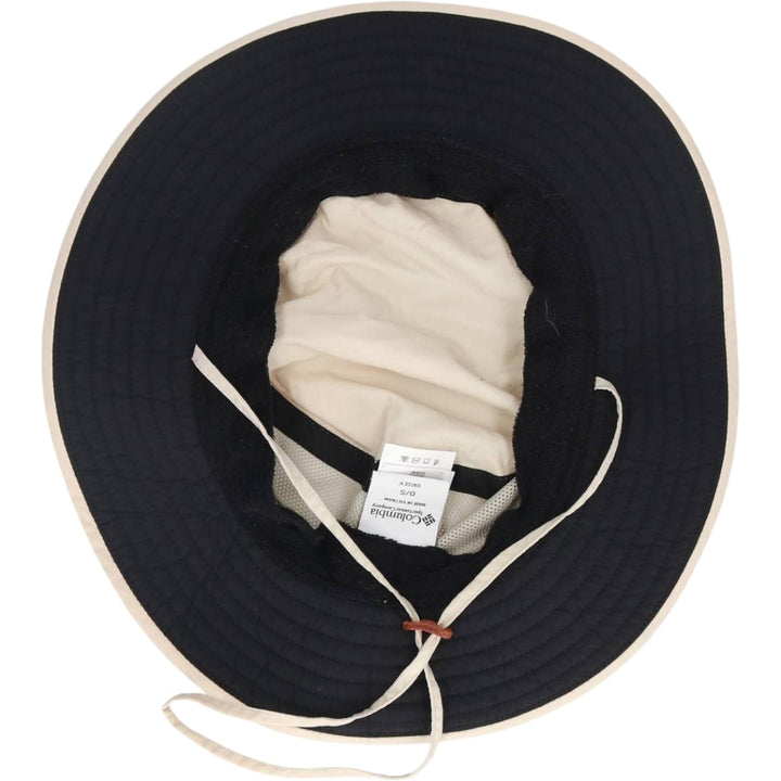 2000'S Columbia Safari Hat, One Size Fits All Nylon Beige type Vintage Second Hand