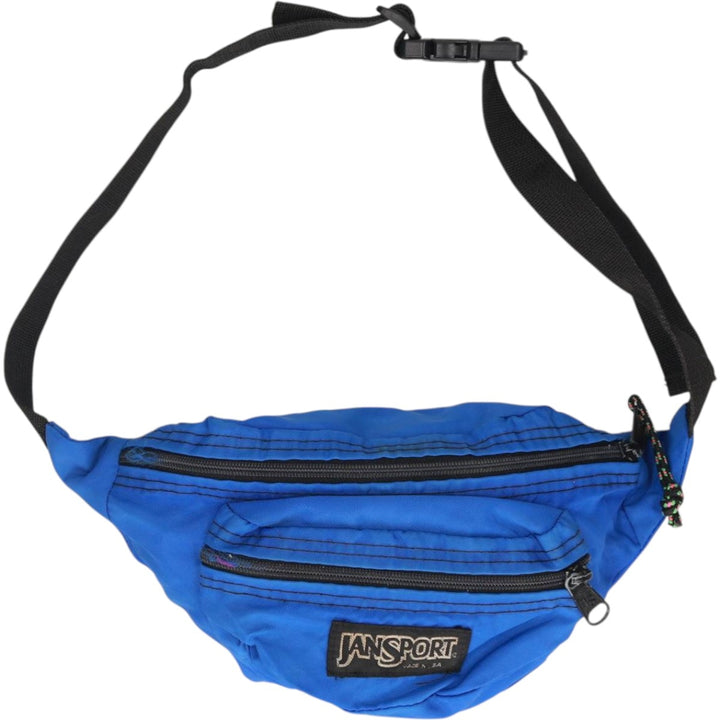 Jansport Waist Bag Made in USA unclear blue type Vintage Second Hand