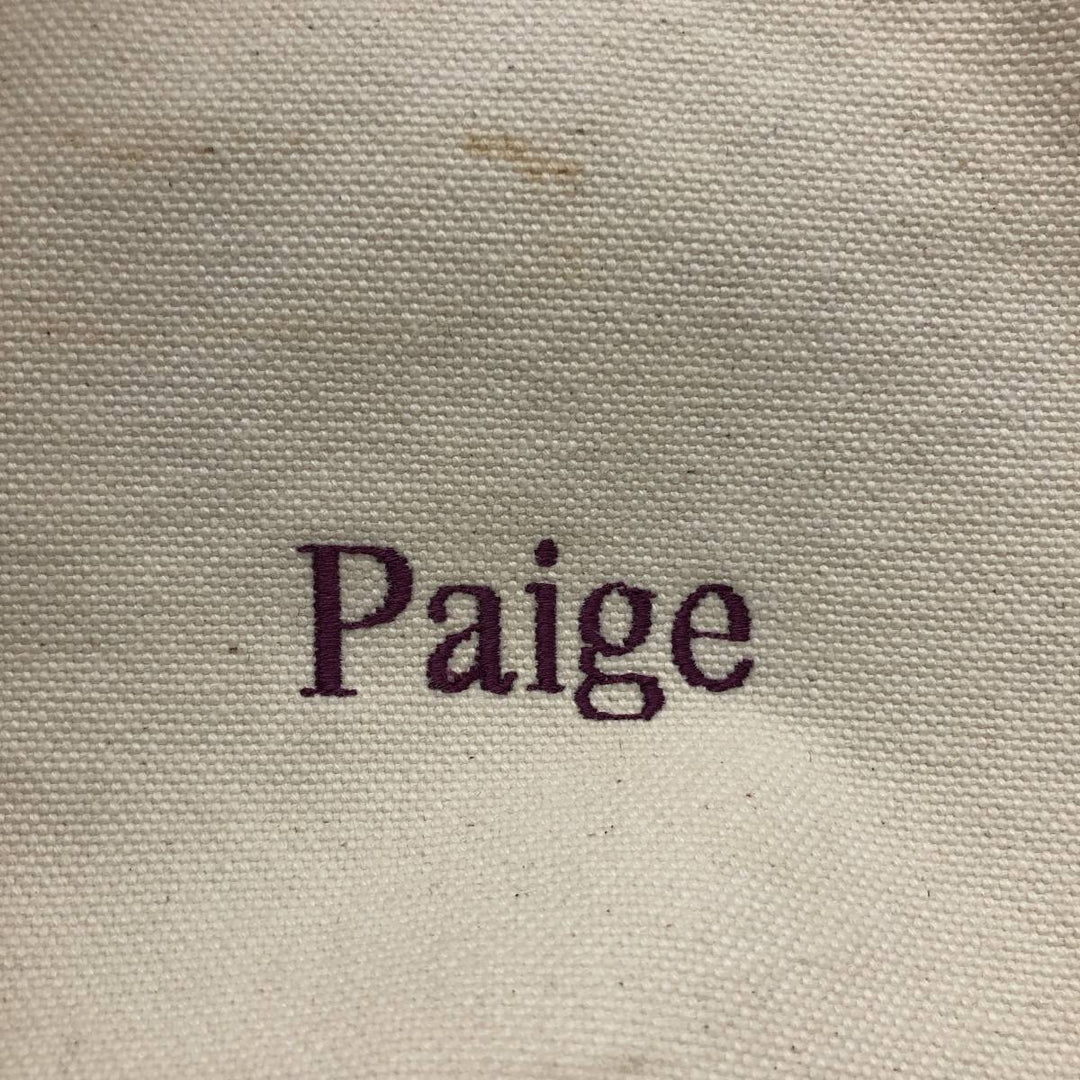 LLBean BOAT AND TOTE Tote Bag Made in USA cotton purple type Vintage Second Hand