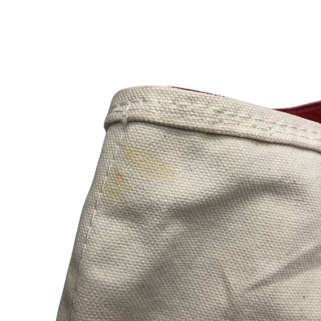 LLBean BOAT AND TOTE Tote Bag Made in USA cotton red type Vintage Second Hand