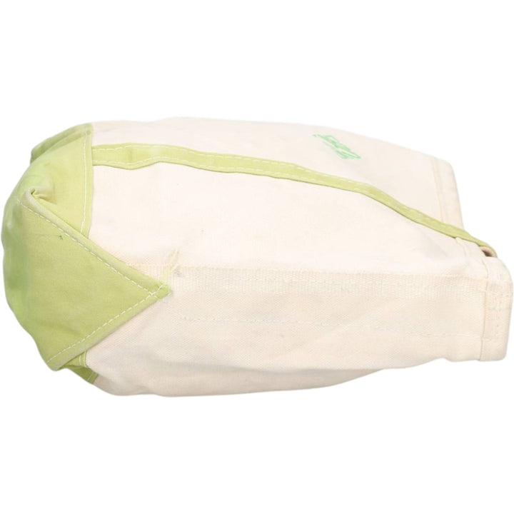 LLBean BOAT AND TOTE Tote Bag Made in USA cotton Beige type Vintage Second Hand